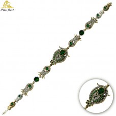 Gümüş Otantik Taşlı Biezik /Bileklik